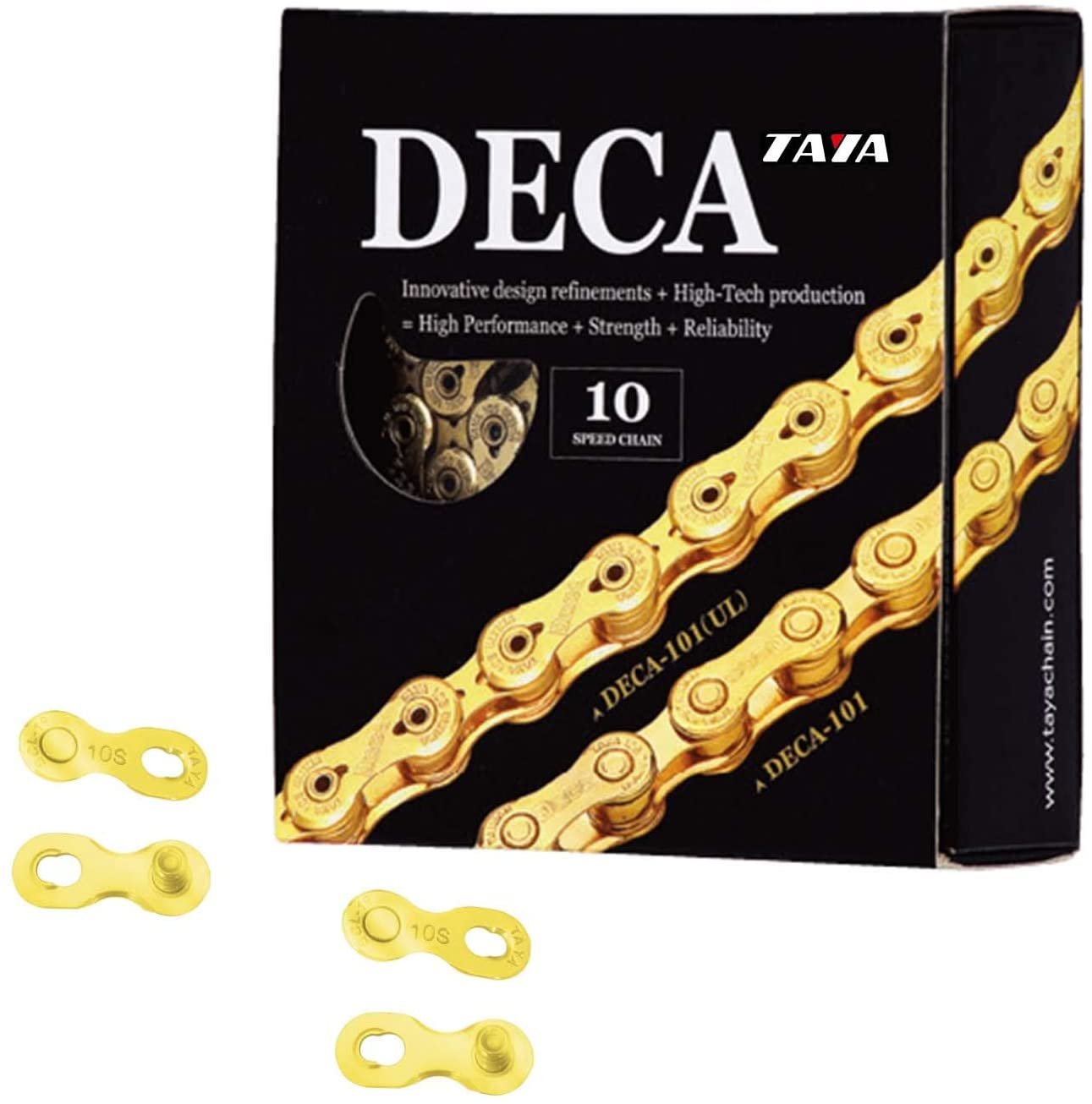 TAYA DECA-101 (UL) 10-Speed Bike Chain, Durable And Smooth Shifting