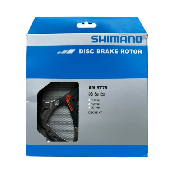 Disco de Freno Shimano XT RT76 180mm en Caja - Imagen 2