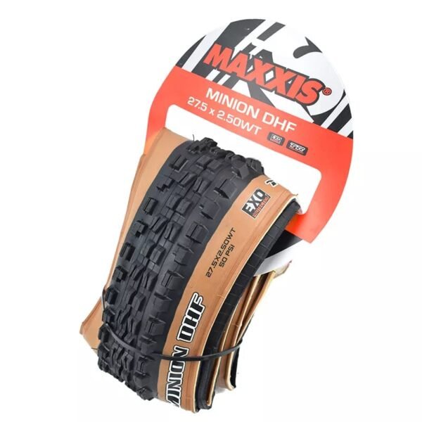 Llanta Maxxis Minion DHF 27.5"×2.50 EXO/TR 60TPI Skinwall