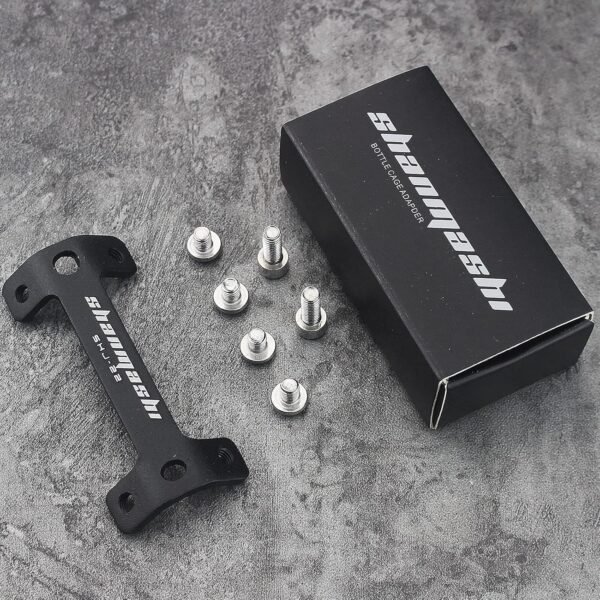 Adaptador de portabotella Shanmashi Negro + Tornillos