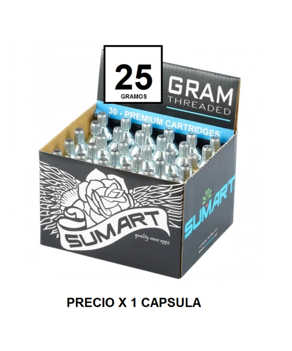 Bombitas de C02 Sumart 25 g (UND)