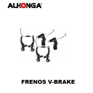 Set de Frenos MTB V-Brake Alhonga Taiwán Negro/Plateado