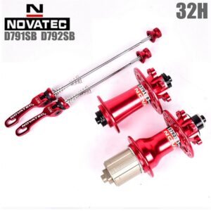 Juego de Mazas Novatec D792SB 32H Ultralight Red ( Par)