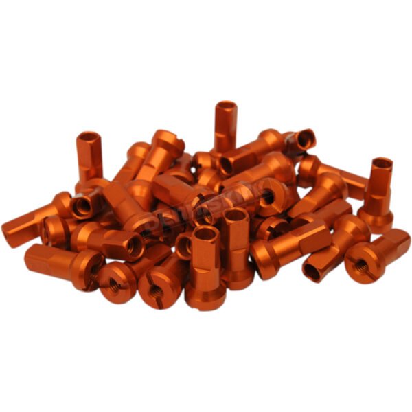 Pack de Niples Aluminio Taiwán Sumart 14mm 75 Pcs - Naranja