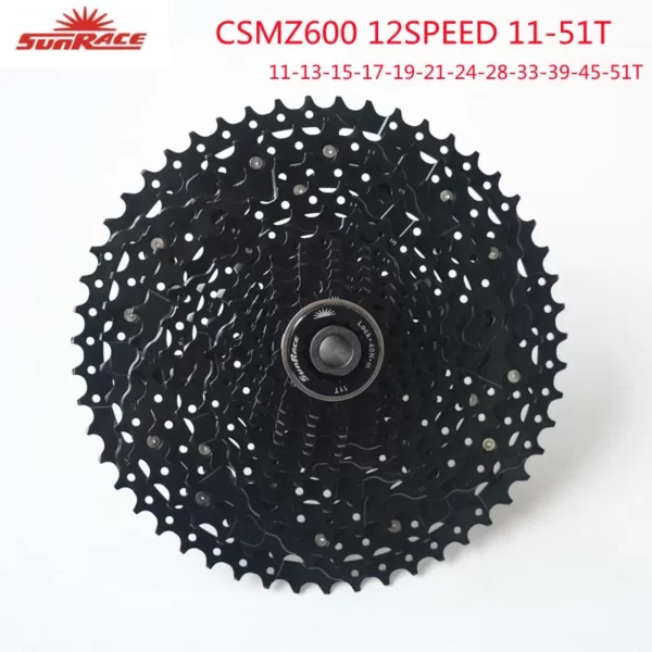 Piñon Sunrace CSMZ601 HG 11-51T 12v Black en Caja