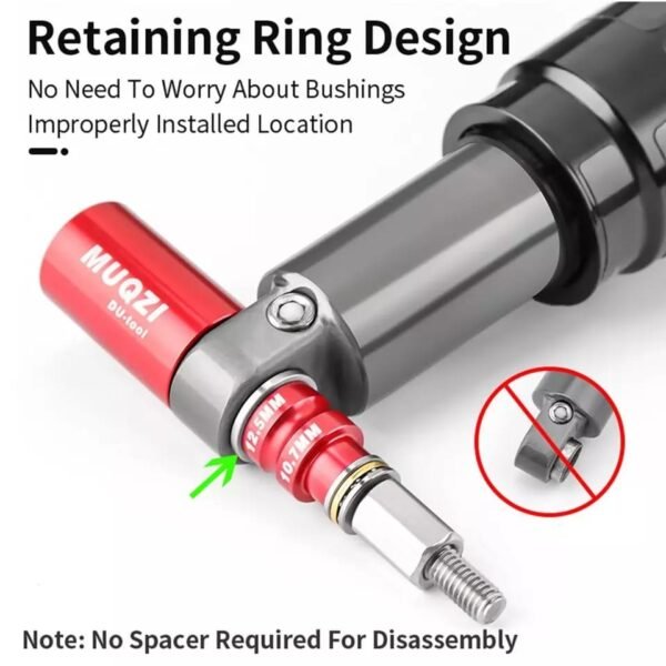 Herramienta Busing de Shox (Busing)  Marca Muqzi Aluminio Red