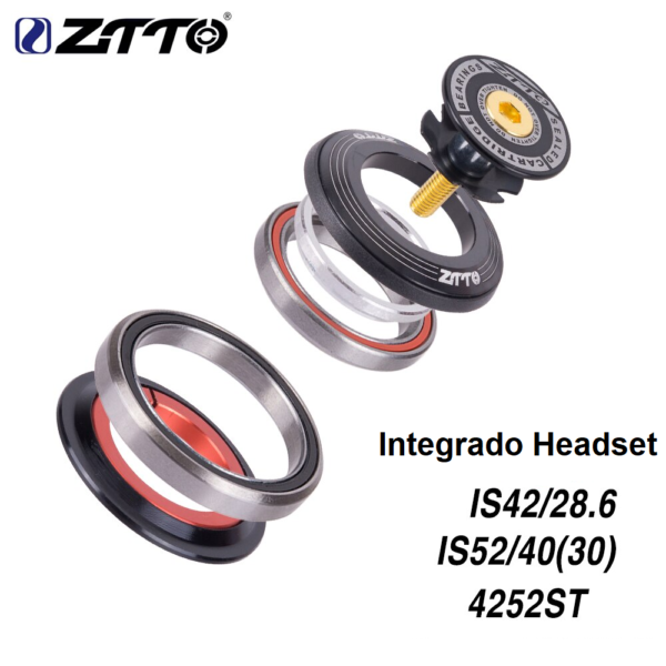Tazas de Dirección ZTTO Tapered Integrados IS52/42mm Rodajes para Cuadro Carbono