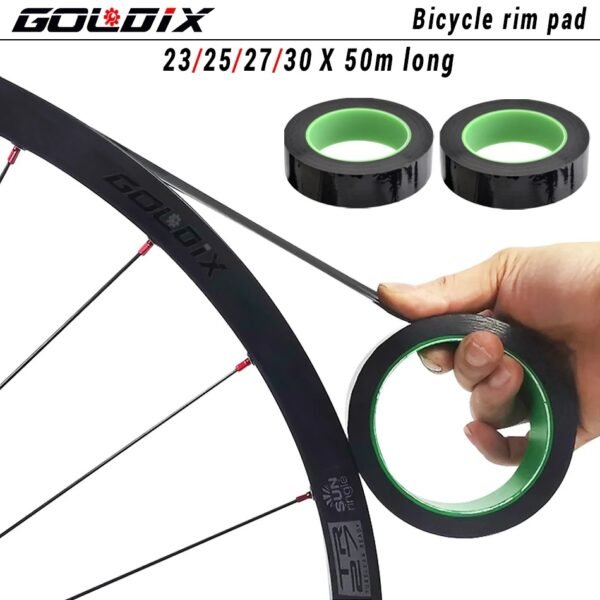 Cinta Tubeles Goldix Taller 23/25/27/30mm x 50m XC/Enduro/DH - Imagen 2