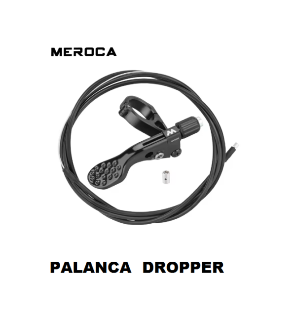 Palanca de Dropper MEROCA Aluminio Negro Izquierdo - BIKEPERUSHOP ...