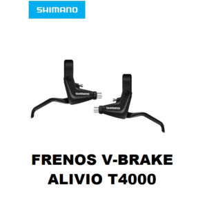 Juego de Palancas de Freno V-BRAKE Shimano Alivio T4000 Black (PAR)