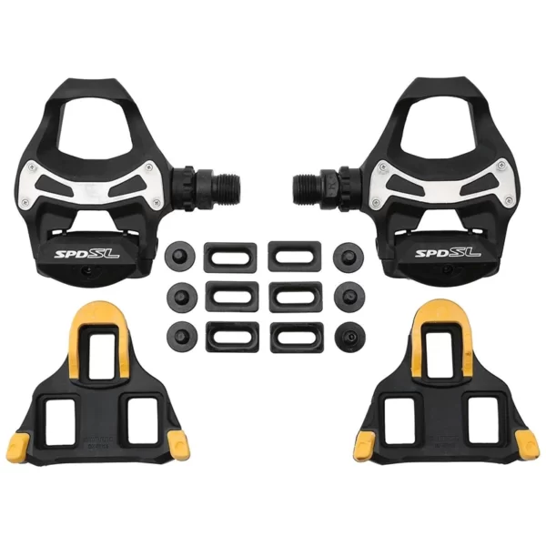 Pedal Shimano de Ruta PD-R550-L Black Par + Calas
