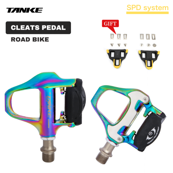 Pedal de Ruta Tanke TP-70 Light Tornasolado SPD Par