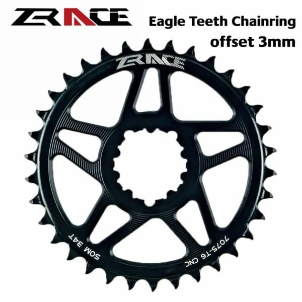 Plato ZRACE Eagle Direct Mount 32T-34T-36T.38T 3mm Offset Redondo