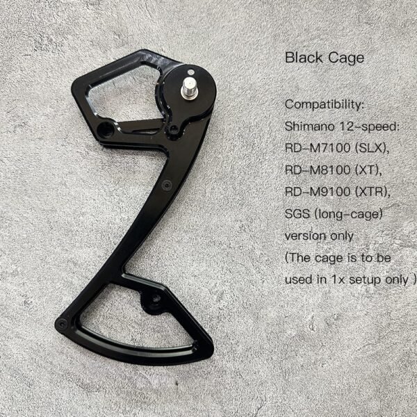 Jaula Completa de descarrilador Shimano 12v SGS DEORE/SLX/XT/XTR Marca Garbaruk