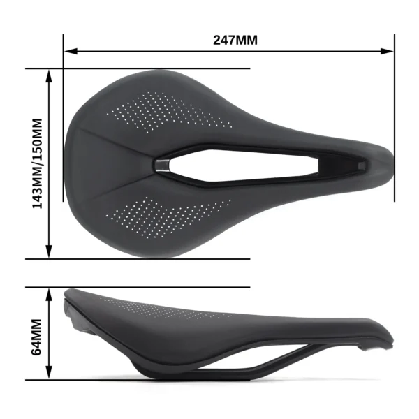 Sillín Modelo Specialized Power Corto XC Black 143 mm - Imagen 2