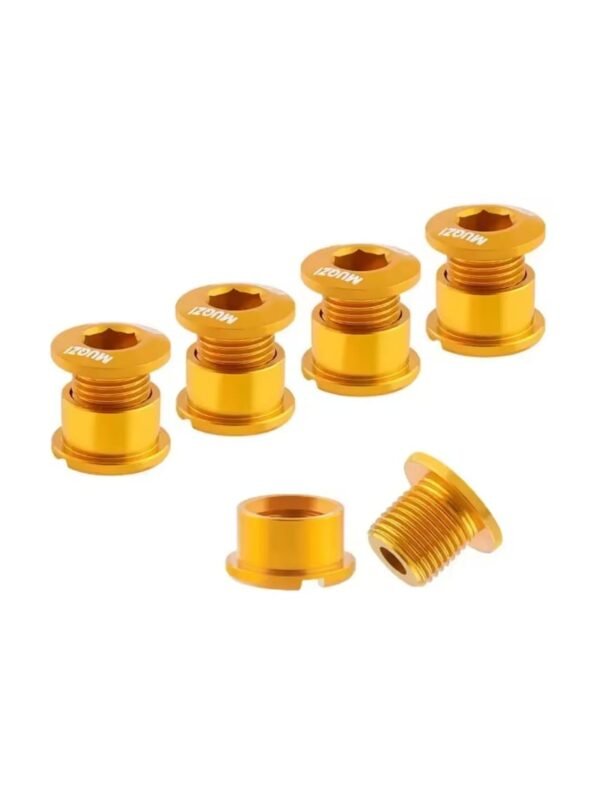 Kit Tornillo para Biplato Muqzi 5mm Negro/Rojo/Dorado ( 5 Piezas) - Imagen 3