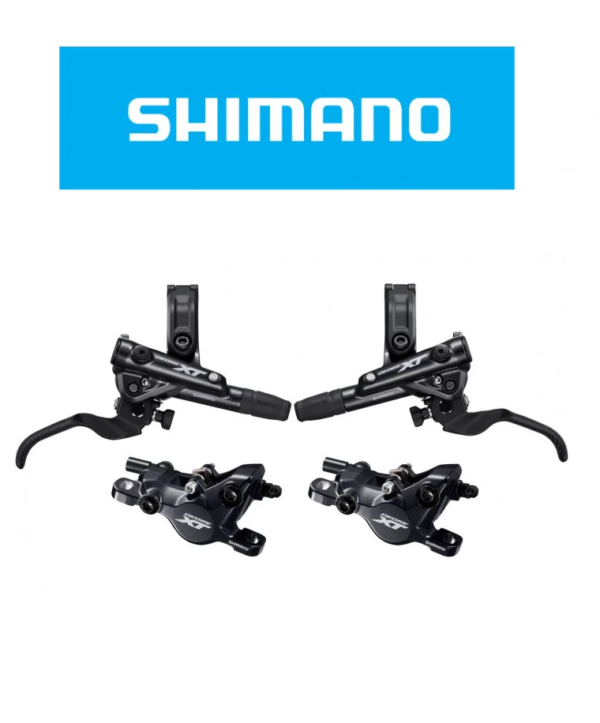 Set de Frenos Hidraúlicos Shimano XT M8100 2 Pistones en Caja