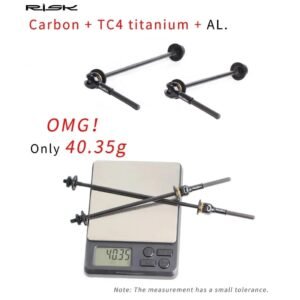 Plumillas de Carbono+Ti+Aluminio RISK Qr Par Black