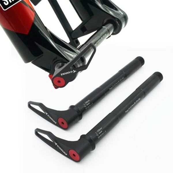 Eje Frontal CORKY para Horquilla Rock Shox Boost 15x110mm con Pluma - Imagen 2