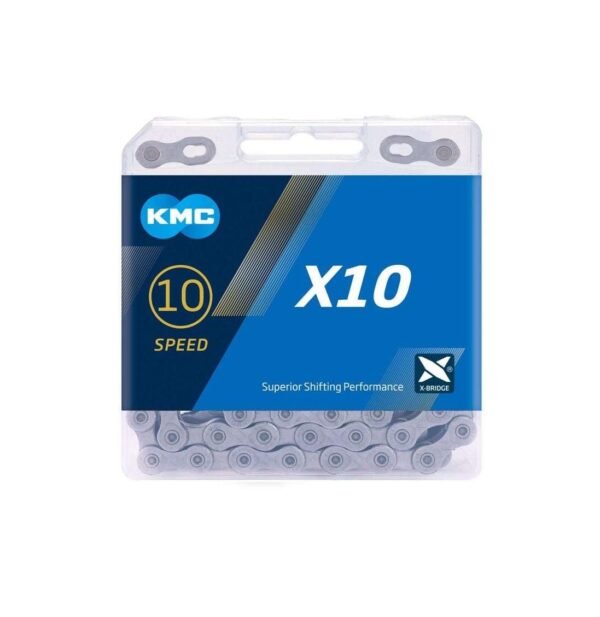 Cadena KMC X10v Gris/Gris 116 Links Original