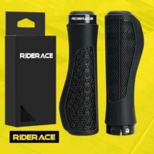 Grips RideRace Mod. Ergonómico Negro con Ajuste