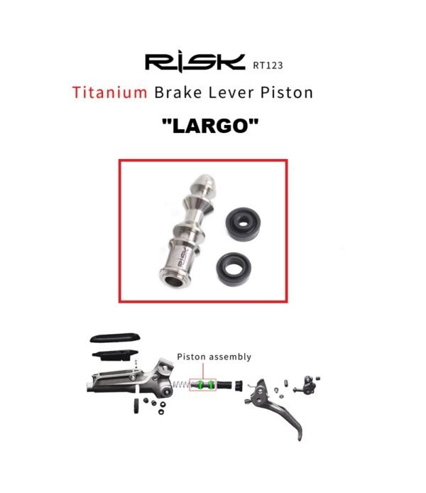 Piston Hidráulico para Palanca Sram GUIDE R-RE-RSC/ Code R/ Level T-TL Titanio "LARGO" ( 1 und)