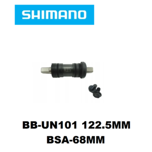 Eje de Pedalier Sellado Shimano Altus BB-UN101 largo 122.5mm caja 68 mm "BULK" sin caja