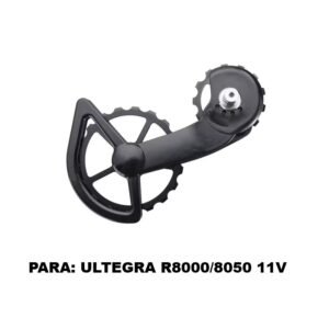 Jaula Completa Carbono + Roldanas Cerámica para Descarrilador Shimano Ultegra R8000/R8050 11v