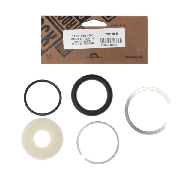 Kit de Servicio de 200 Horas/1 Año para Tijas Rock Shox Reverb AXS V2 ( 2020+) 5 Pzs (11.6818.051.008)