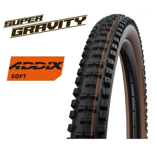 Llanta Schwalbe Big Betty 29x2.40 Super Gravity ADDIX Soft EVO SnakeSkin TLE Bronze Skin