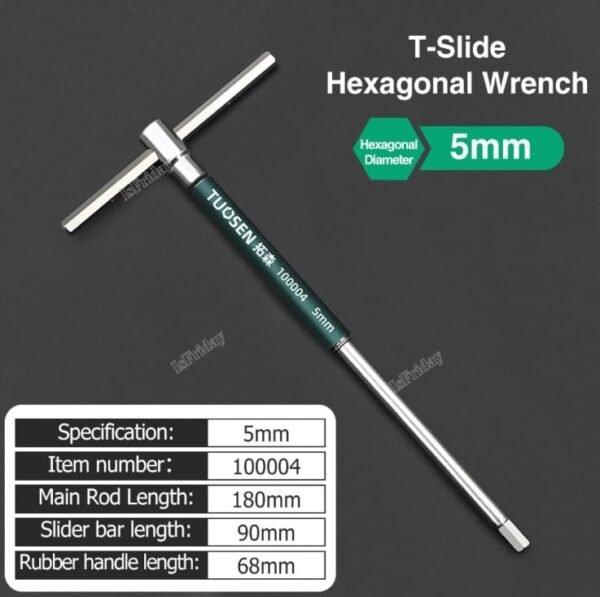Llave Allen TUOSEN Tipo “T” 5 mm Girables 360 °