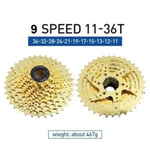 Piñon Casette VG Sport  9v 11-36T HG Dorado