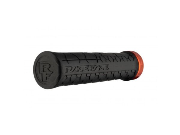 Grips Race Face Lock On Getta 30mm Black/Orange - Imagen 2