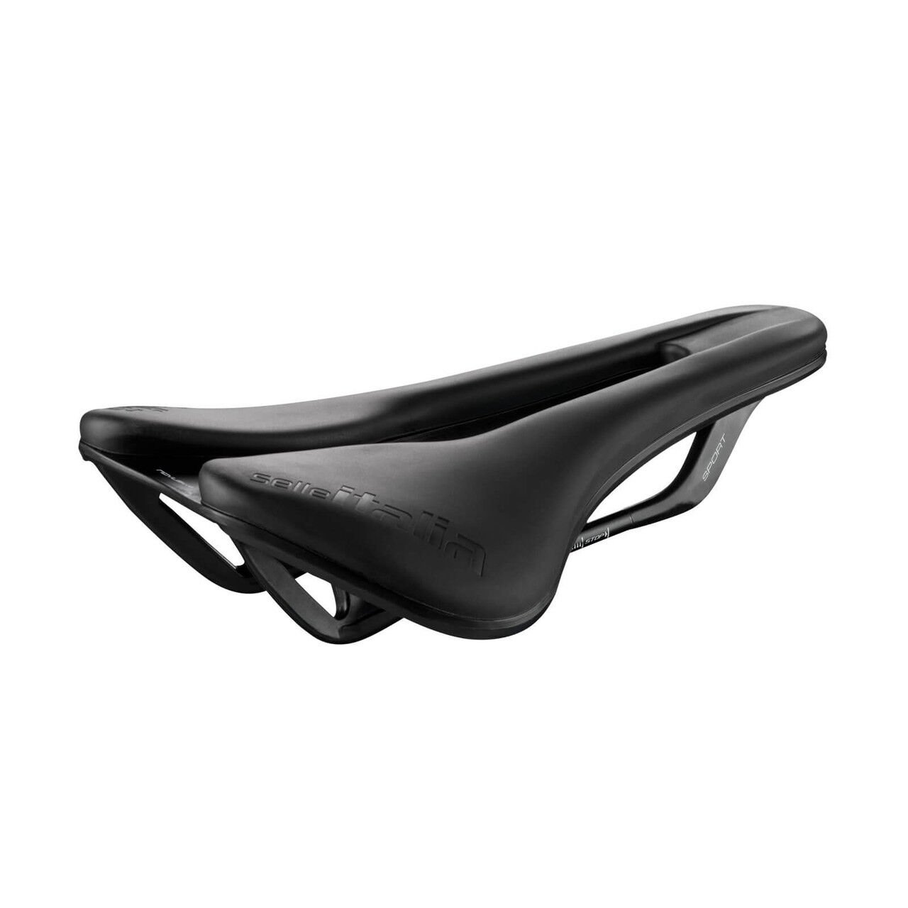 Sillín Selle Italia Novus Boost Evo Sport GreenTech SuperFlow Talla L3 (145×245 mm) Negro 300g - Imagen 4