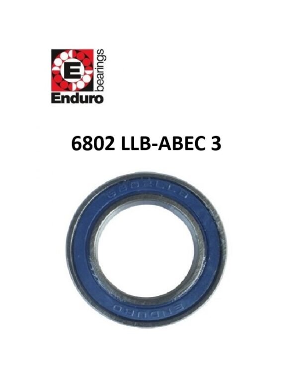 Rodaje Enduro Bearings Código: 6802 LLB-ABEC-3 (1 Und)