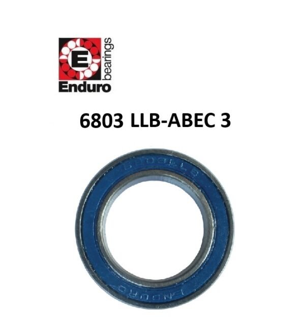 Rodaje Enduro Bearings Código: 6803 LLB-ABEC-3 (1 Und)