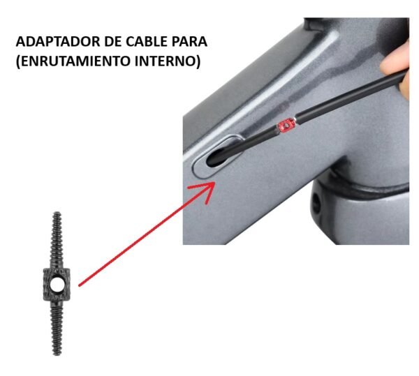 Herramienta de Enrutamiento Interno de Cables MUQZI Black ( 1 und) - Imagen 2