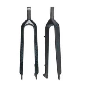 Horquilla Rigida MTB de Carbono Toseek 29" Pipa Recta QR Disco Negro Gloss