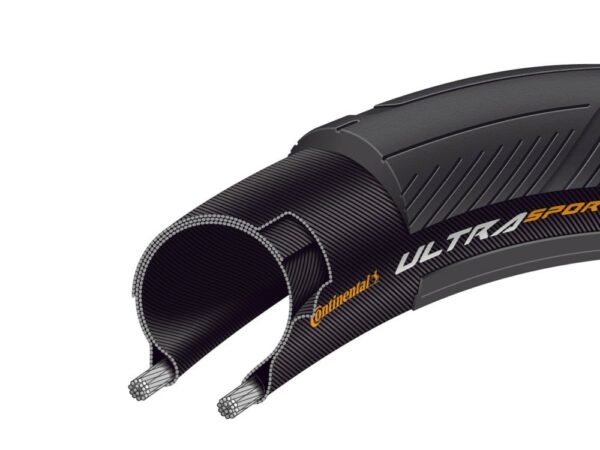 Cubierta Continental Ultra Sport 3 E-25 700x28c Black/Brown - Imagen 4