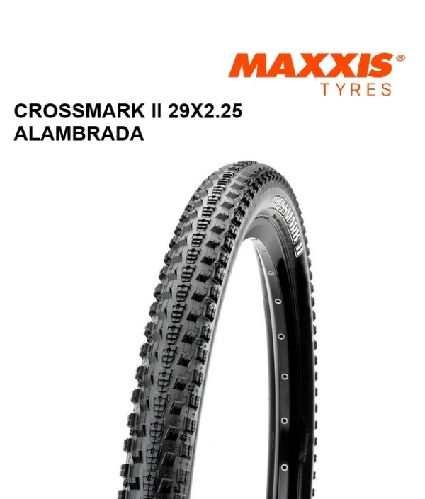 Llanta Maxxis MTB Crossmark 29"×2.25 60 TPI Alambrada