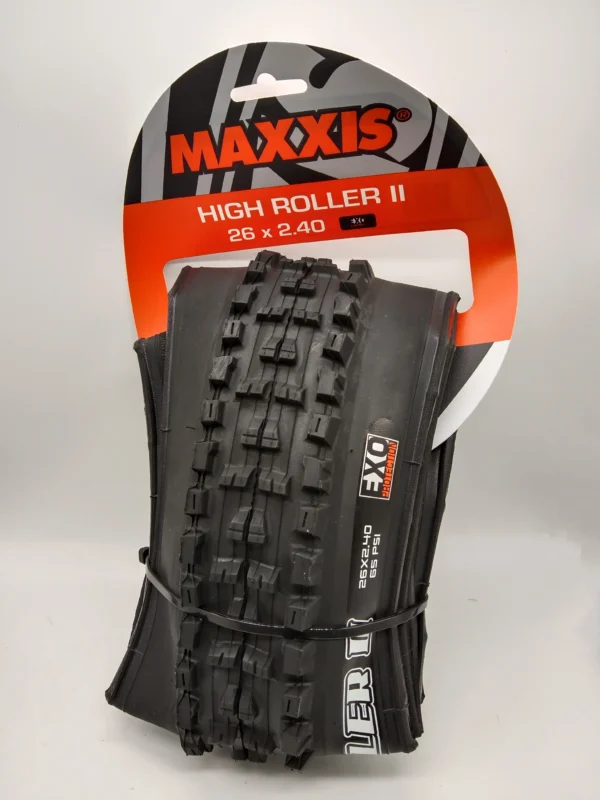 Llanta Maxxis MTB High Roller II 26X2.40 EXO 60 TPI 65 PSI MAX - Imagen 2