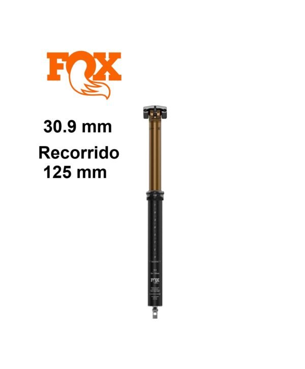 Tija Dropper FOX Kashima Coat 2023 Transfer SL Factory Enrutamiento Interno Medida 30.6 / Recorrido 125mm