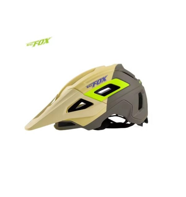 Casco MTB BATFOX LA008-190 Diámetro 58-61cm Large Crema/Verde Olivo - Imagen 2