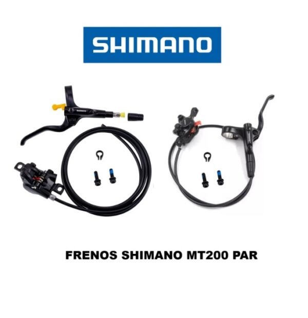 Set Frenos Hidraulicos Shimano Altus MT200 (Par) a granel