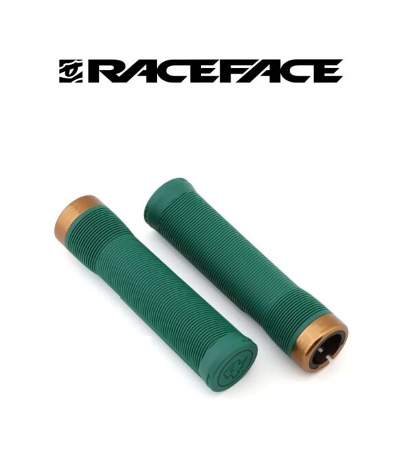 Grips Race Face Chester Lock-On Verde Bosque/Dorado (31 mm)