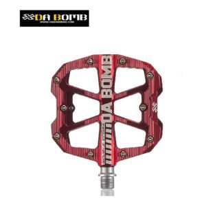 Pedales DABOMB Mod. Doble Cruz DH/ENDURO Rojo