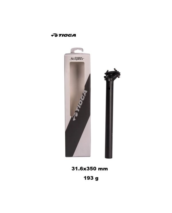 Tija de Sillín Tioga Scepter Carbono 31.6x350mm Black UD Original