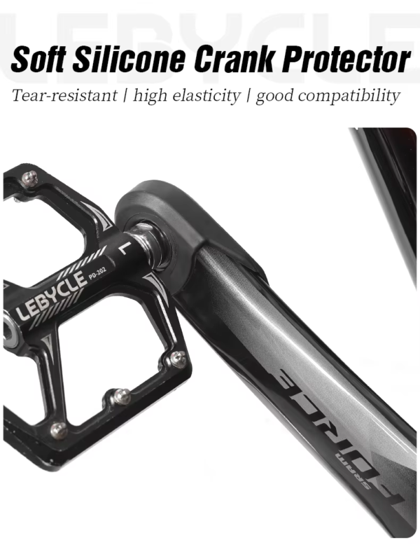 Protector de Biela Sram/Shimano Lebycle Negro (1 par) - Imagen 5