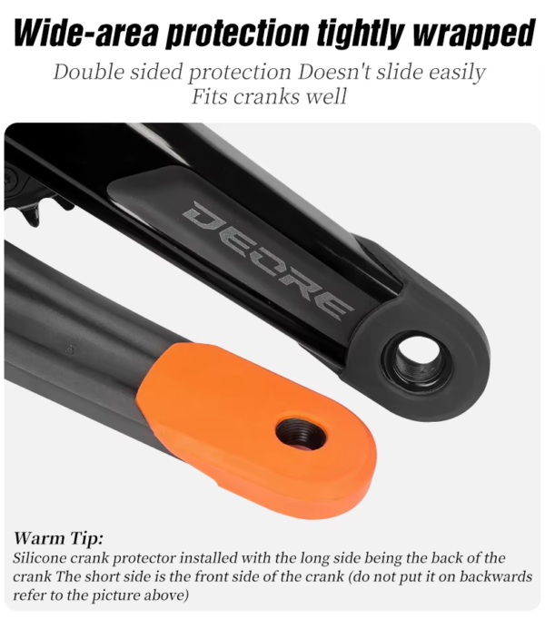 Protector de Biela Sram/Shimano Lebycle Negro (1 par) - Imagen 3