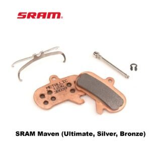 Pastilla Sram Maven (Ultimate, Silver, Bronze) 4-Piston Metalica-Acero